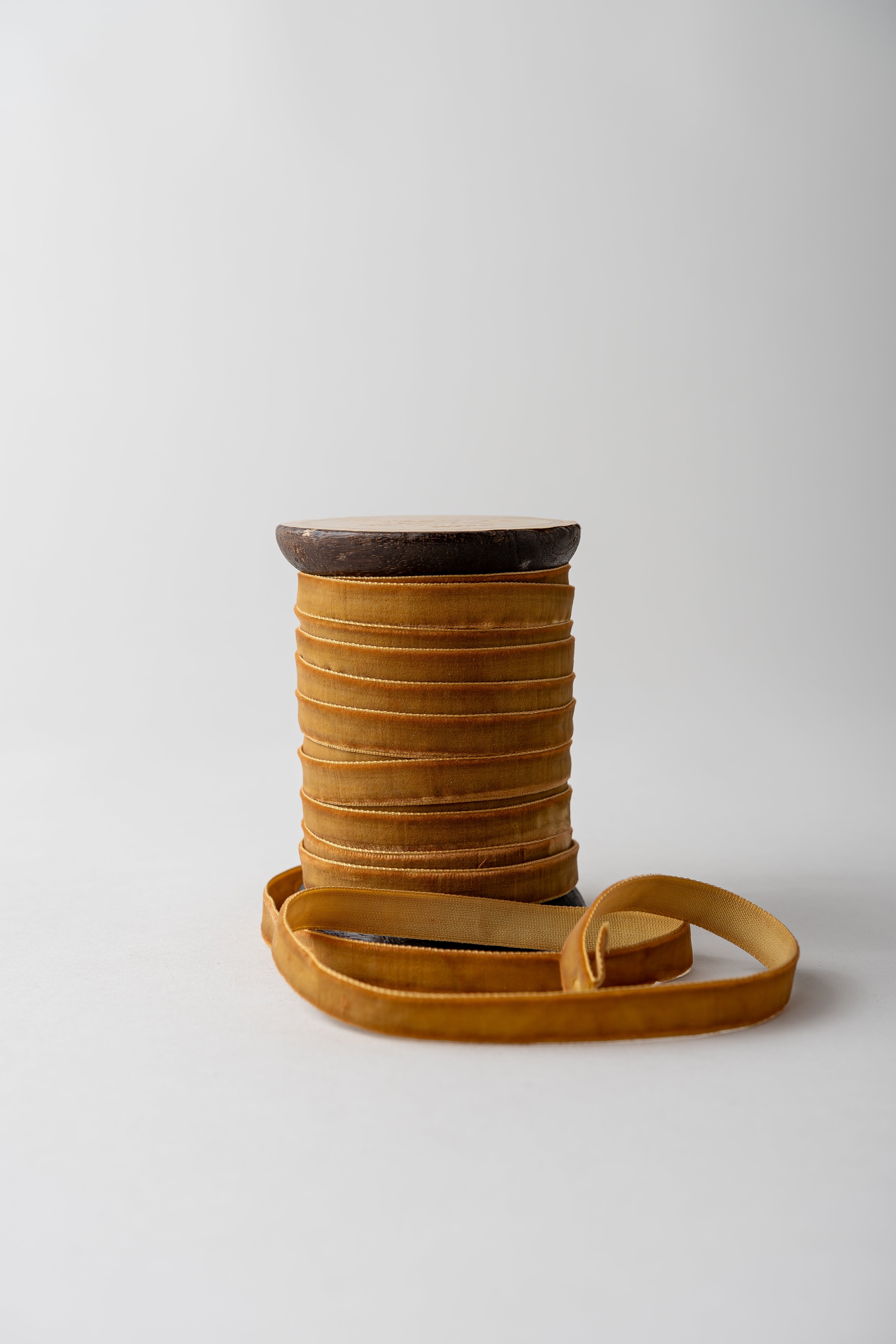 June Velvet Ribbon - Ochre