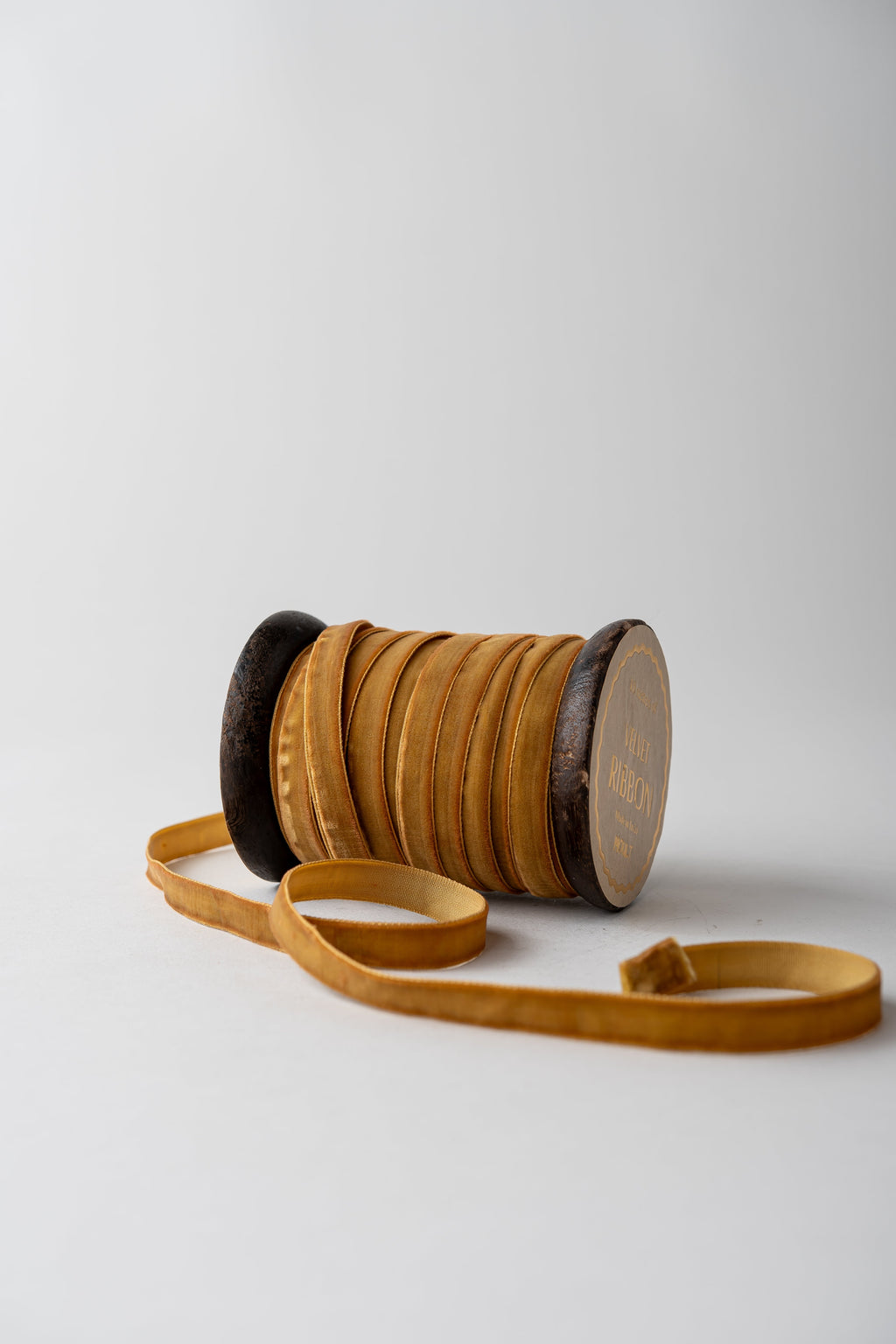 June Velvet Ribbon - Ochre
