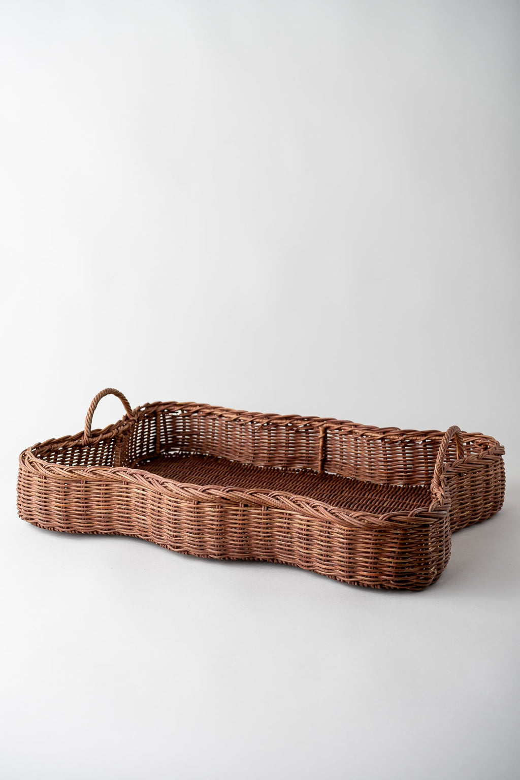 June Vera Rattan Tray - Large