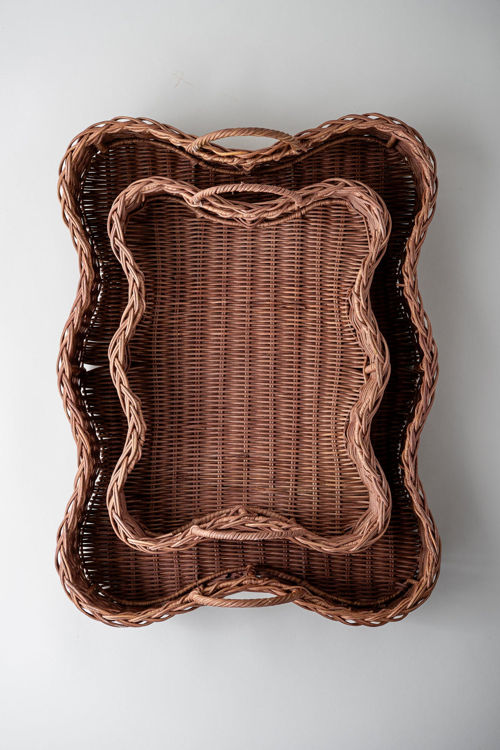 June Vera Rattan Tray - Small