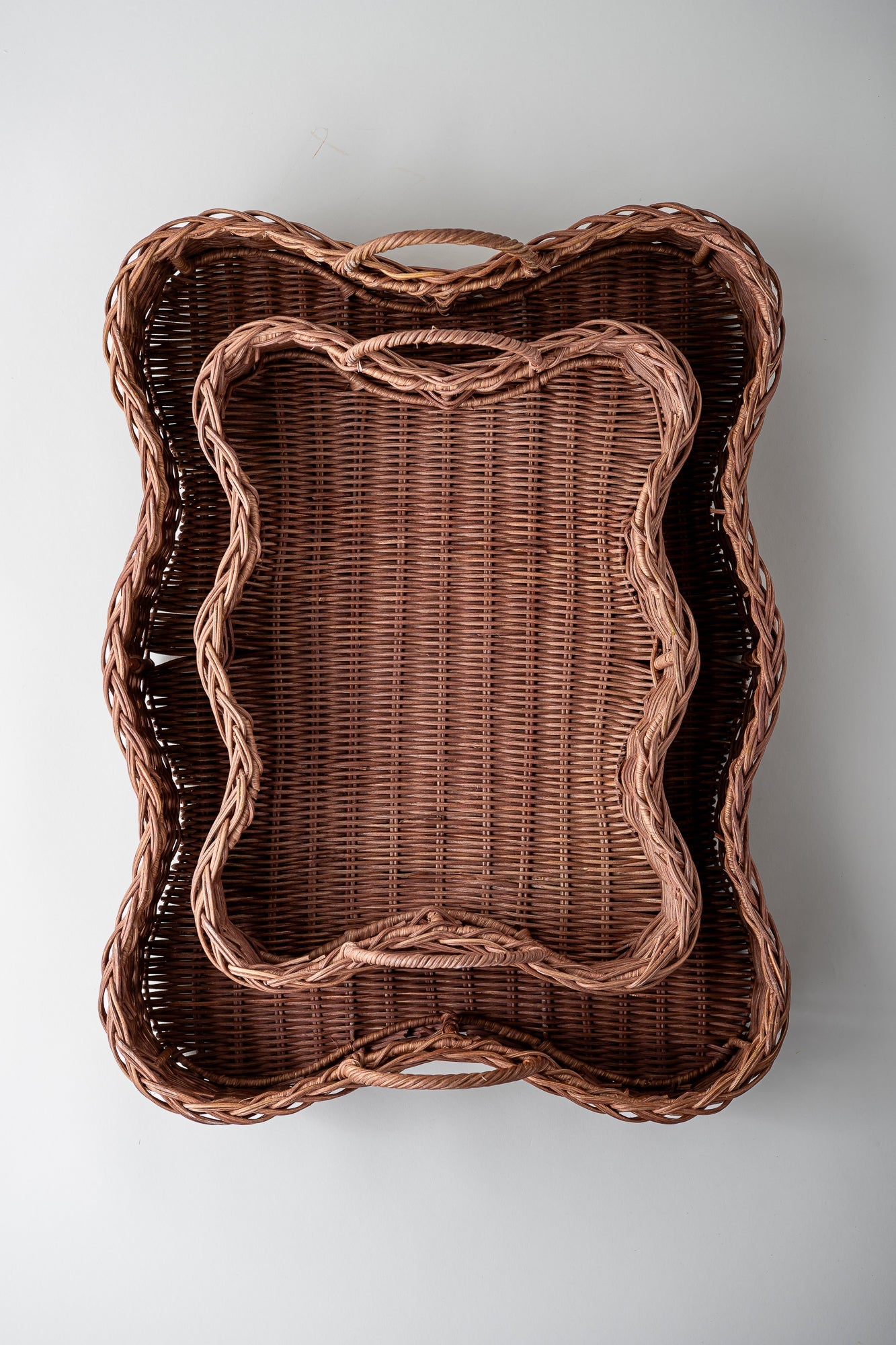 June Vera Rattan Tray - Small