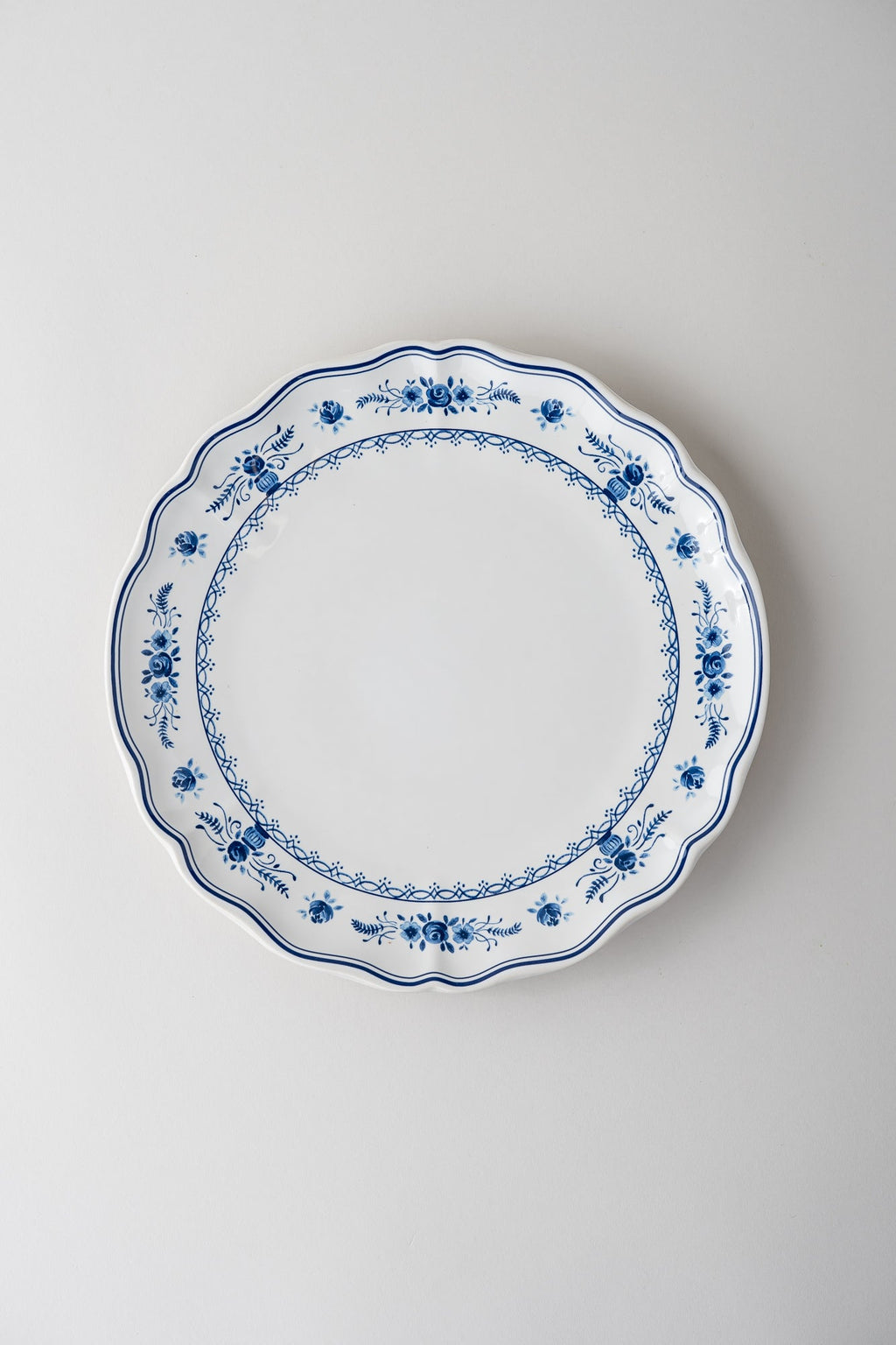 June Vila Blue Dinner Plate