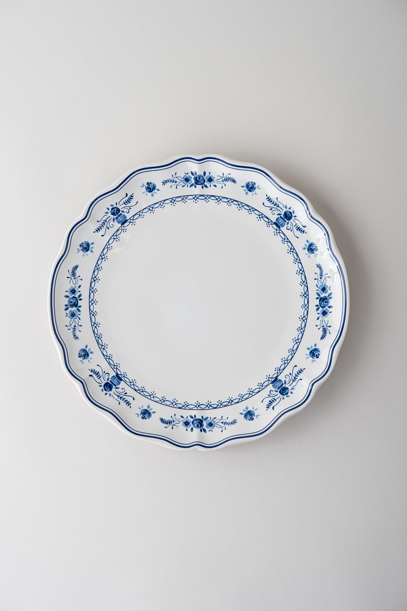 June Vila Blue Dinner Plate