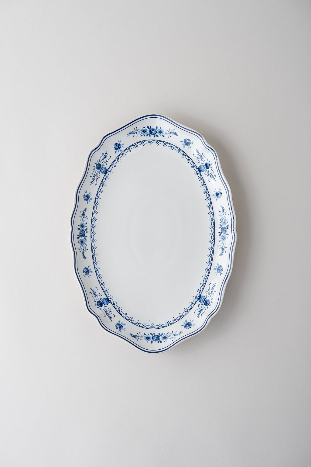 Vila Blue Oval Platter - Medium