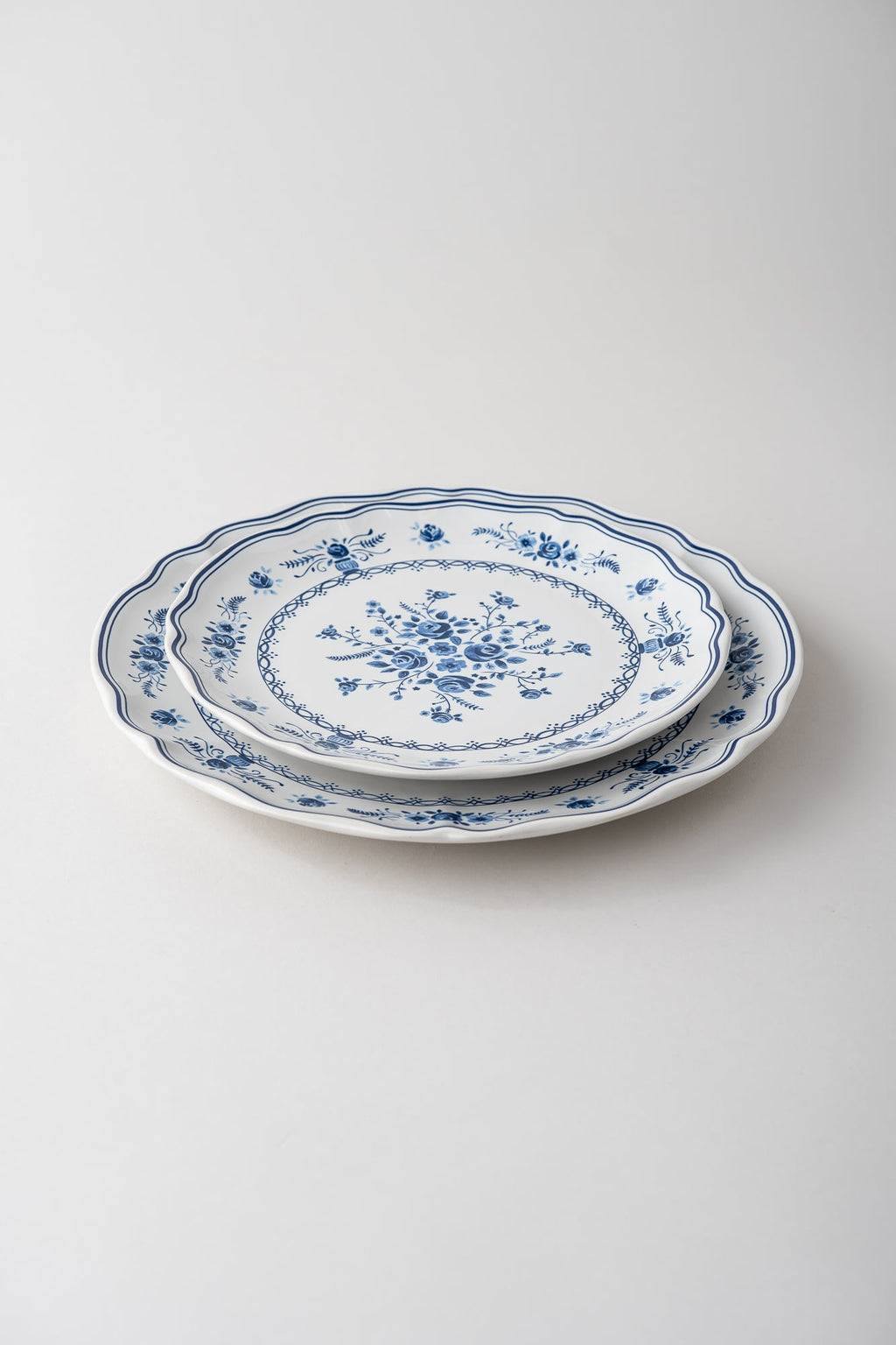 June Vila Blue Salad Plate