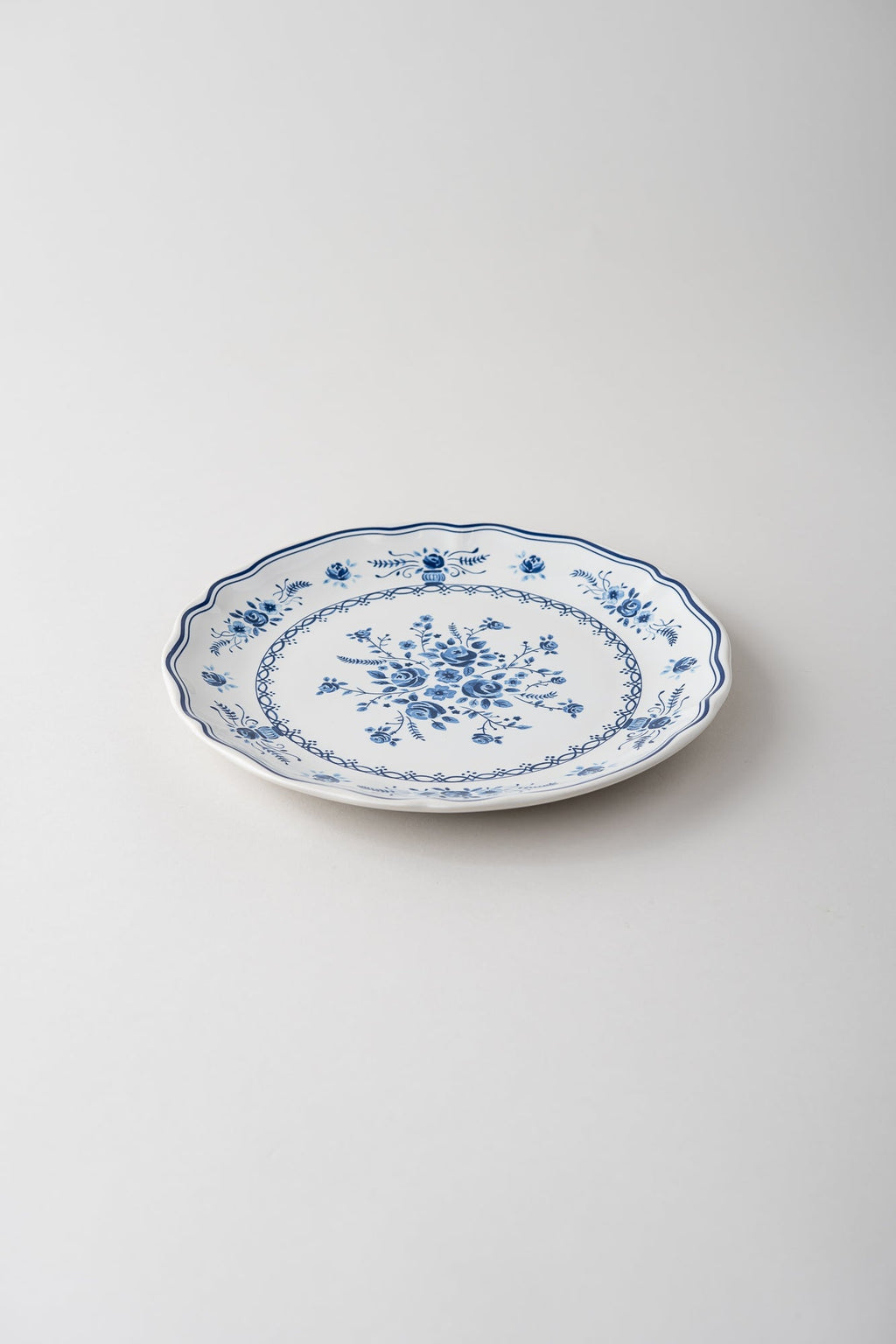 June Vila Blue Salad Plate