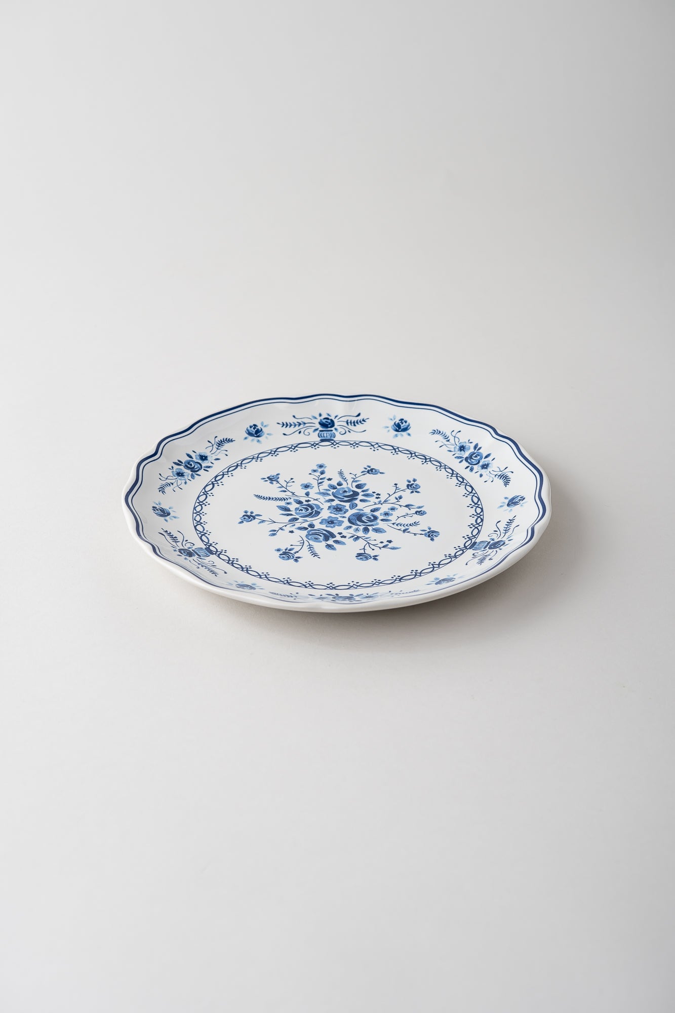 June Vila Blue Salad Plate