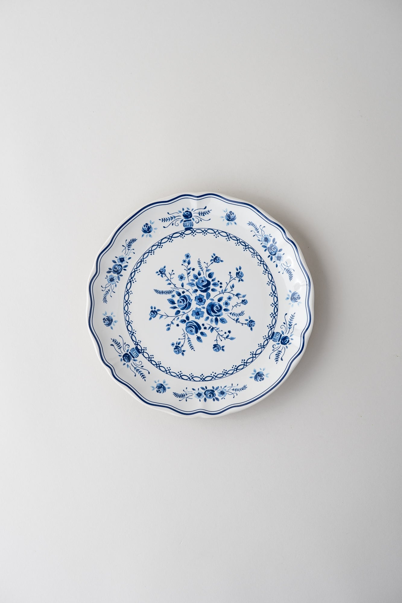 June Vila Blue Salad Plate
