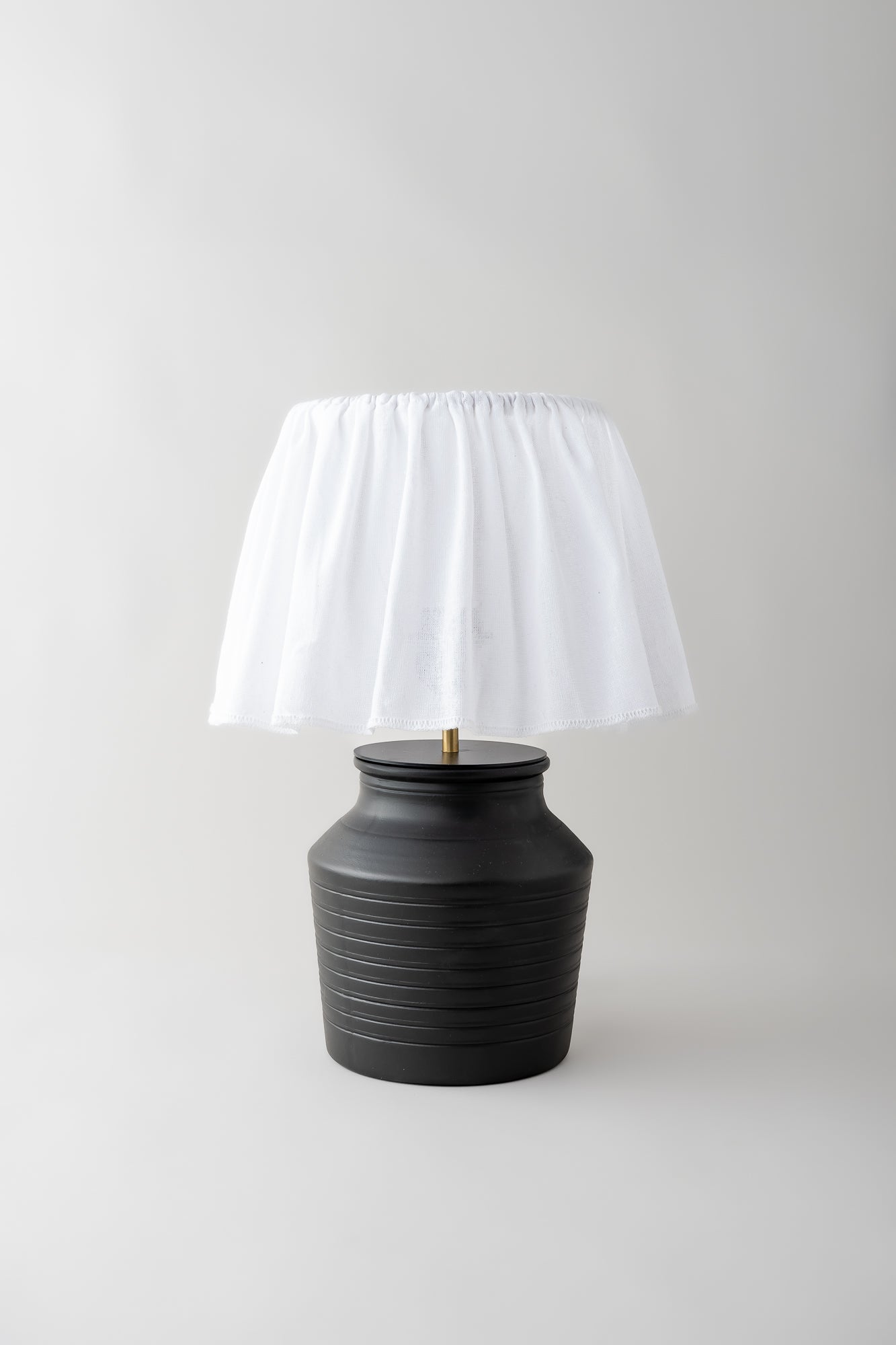 June Voltaire Grande Ruffled Table Lamp